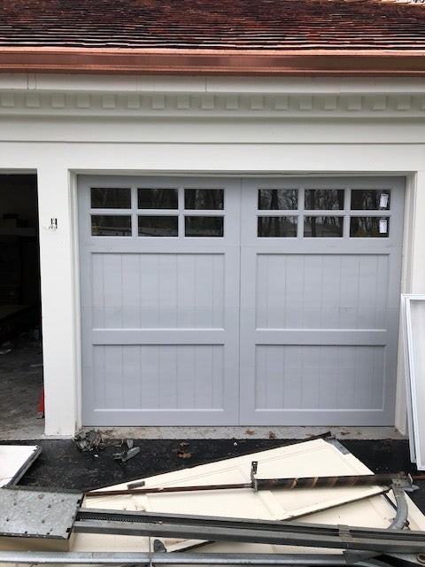 Montage - Spanish Style Custom Wood Garage Door