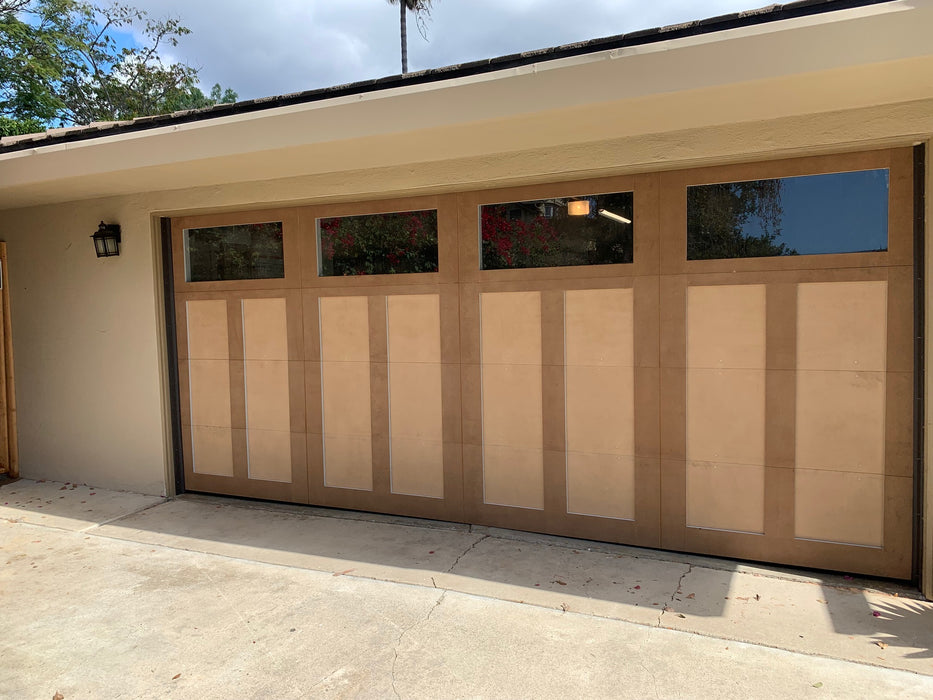 Nadine - Craftsman Style Custom Wood Garage Door
