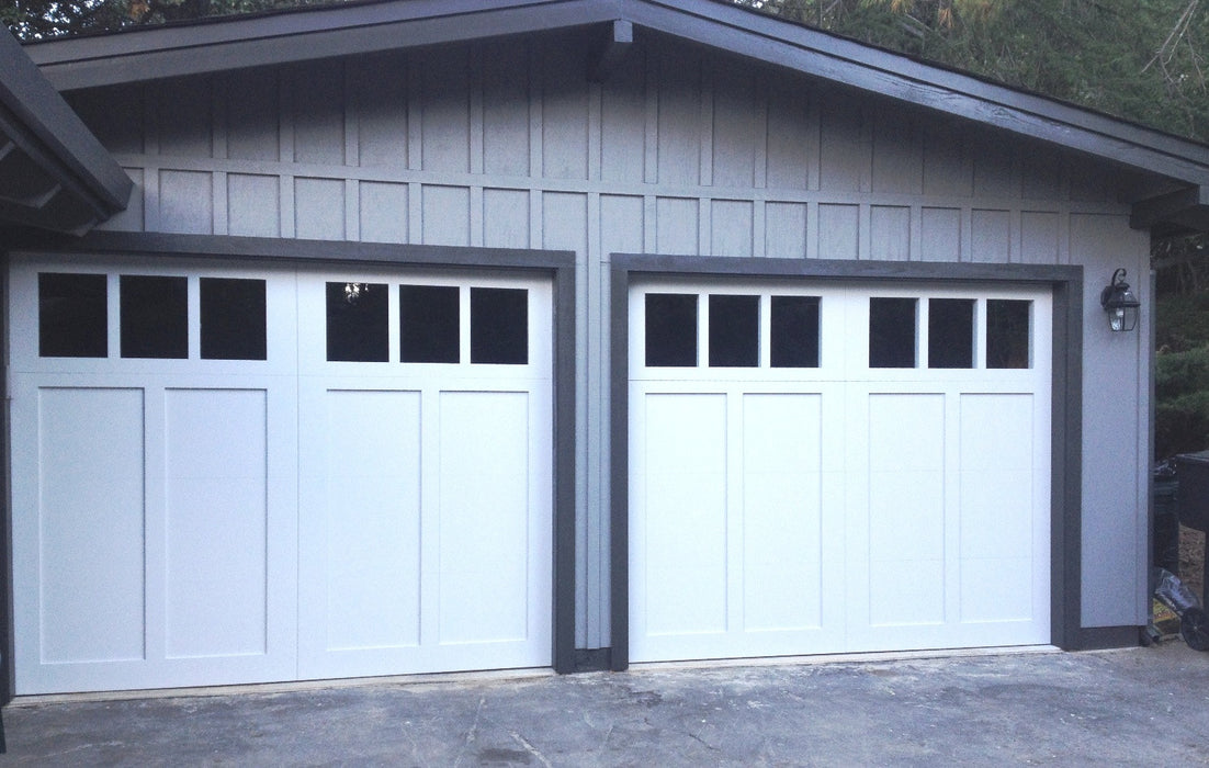 Nadine - Craftsman Style Custom Wood Garage Door
