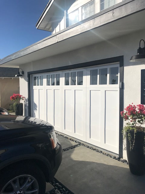 Nadine - Craftsman Style Custom Wood Garage Door