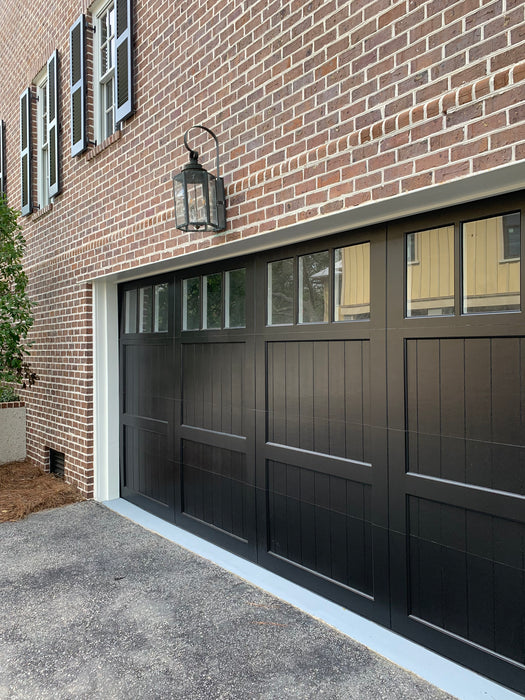 American - Spanish Style Custom Wood Garage Door