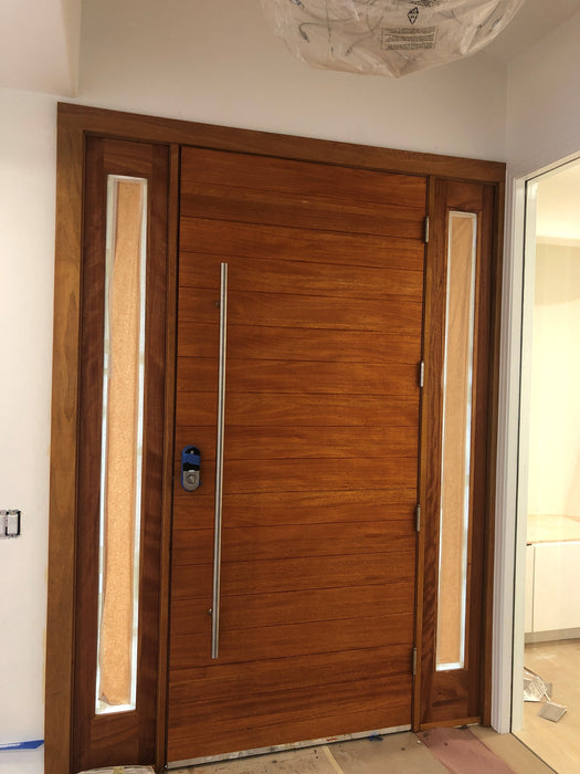Oasis - Modern Mahogany Wood Entry Solid Door