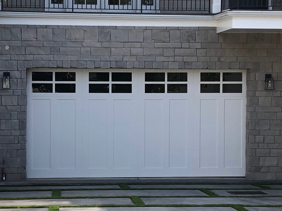 Vermont - Craftsman Style Custom Wood Garage Door