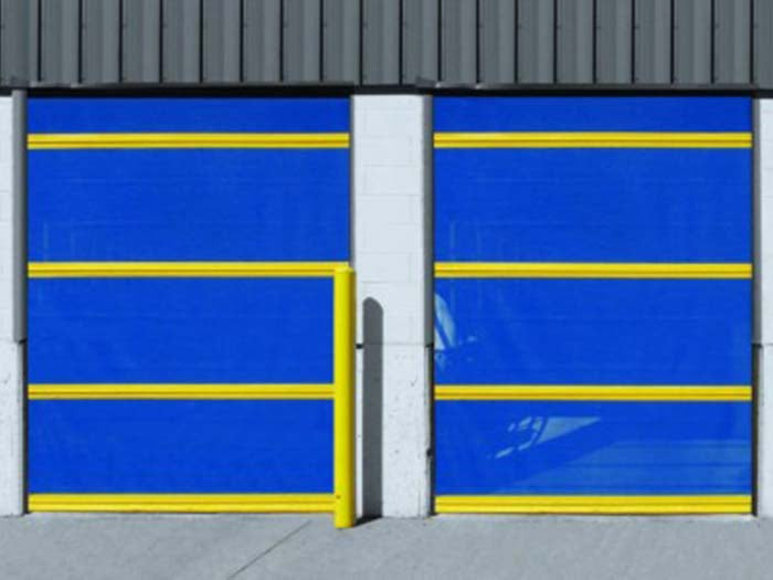 Vinyl Roll Up Door Using External Motor