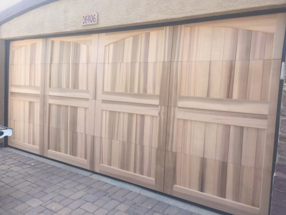 Adriano - Spanish Style Custom Wood Garage Door