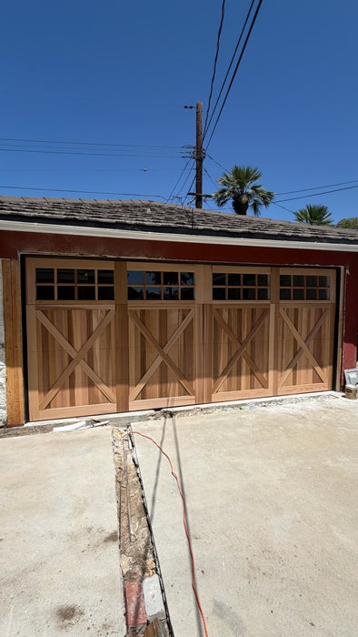 Alpine - Barn Style Custom Wood Garage Door