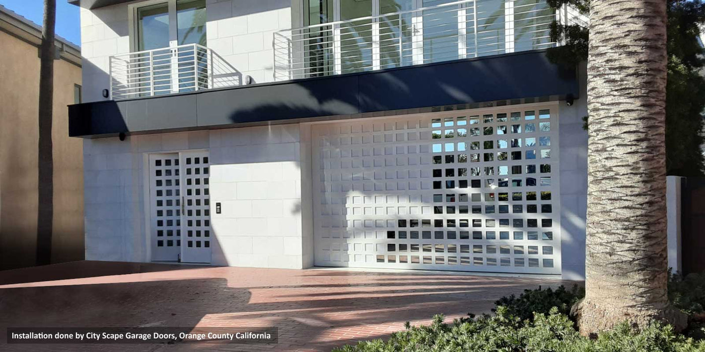 Arion - Modern Style Custom Contemporary Wood Garage Door