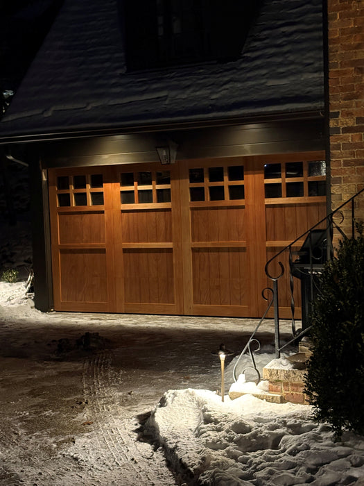Boston - Craftsman Style Custom Wood Garage Door