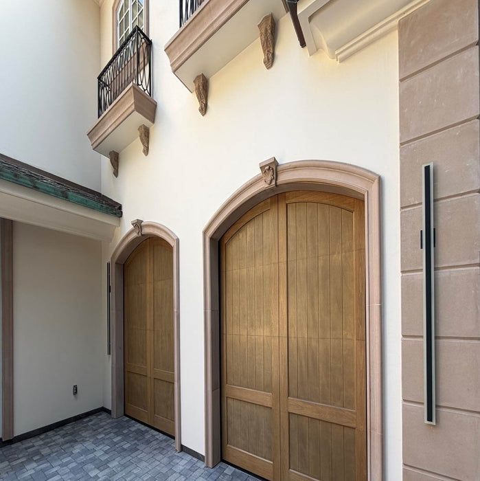 Caprice - Spanish Style Custom Wood Garage Door