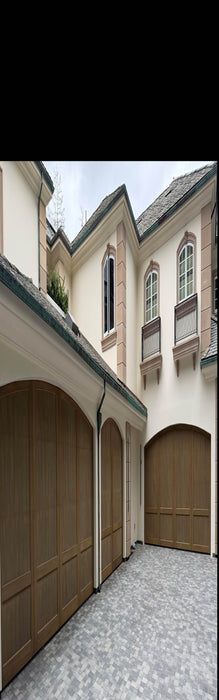 Caprice - Spanish Style Custom Wood Garage Door