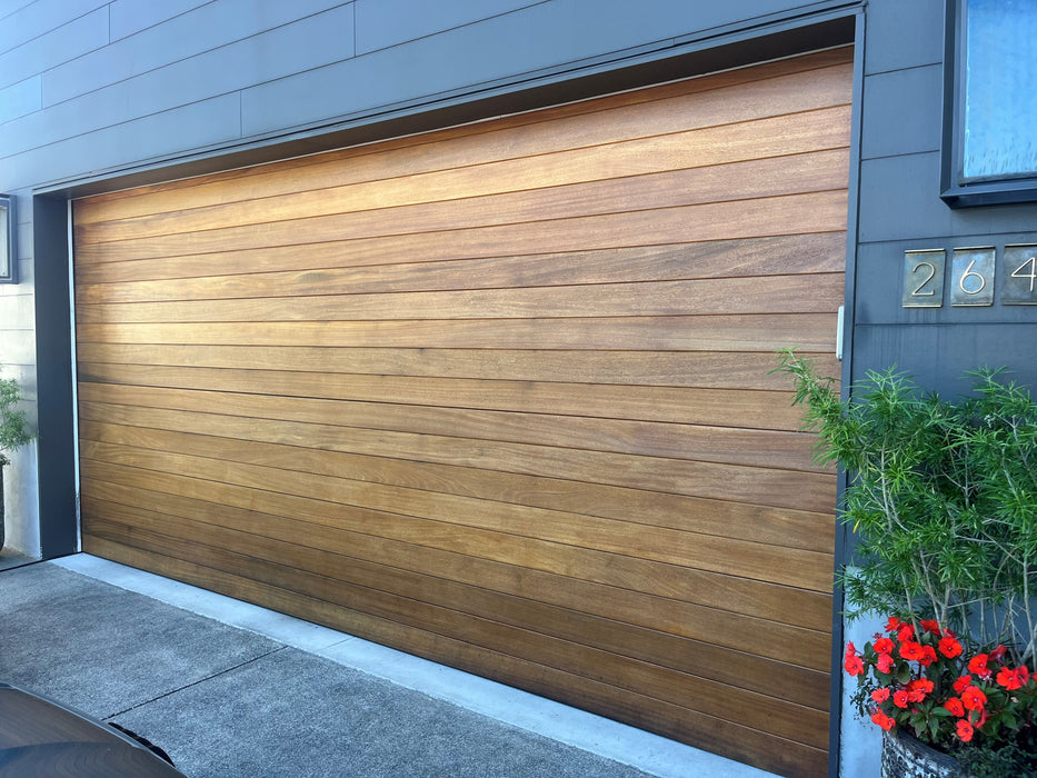 Emilio - Modern Style Custom Wood Garage Door