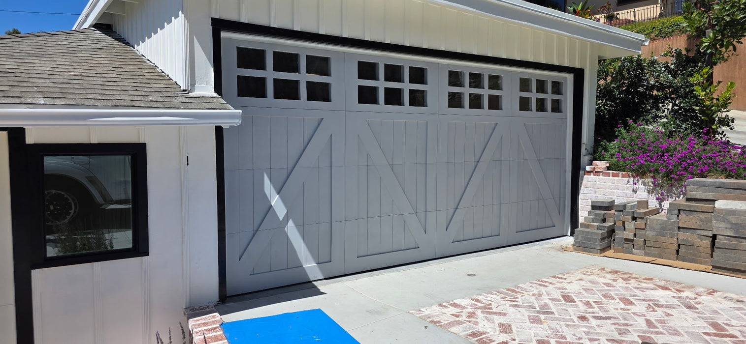 Eva - Barn Style Custom Wood Garage Door