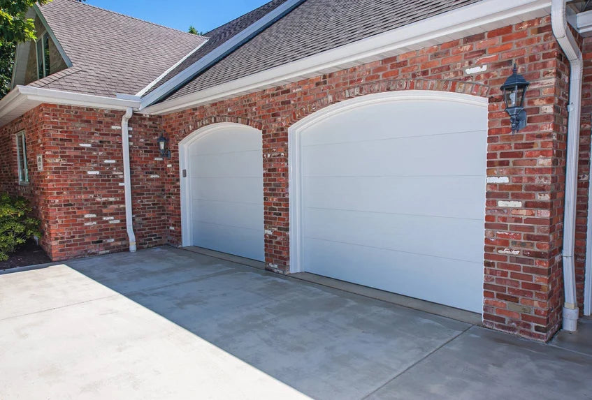 Flush Panel Steel Garage Door