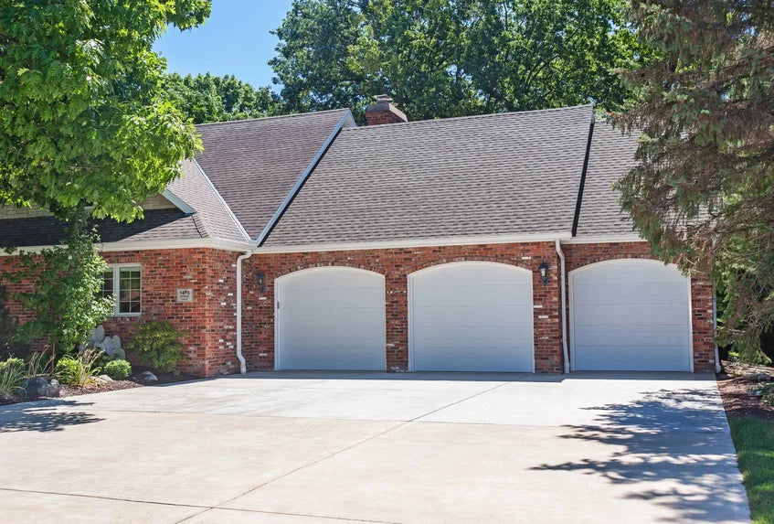 Flush Panel Steel Garage Door