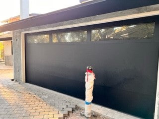 Lucas - Modern Flush Style Custom Wood Garage Door