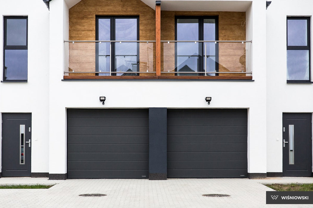 UniPro - Premium Insulated Flush Panel Smooth Modern Design Steel Garage Door
