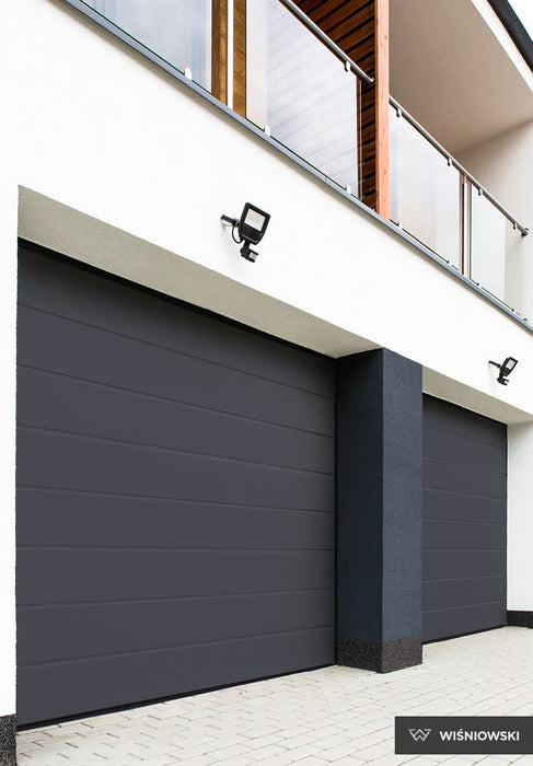 UniPro - Premium Insulated Flush Panel Smooth Modern Design Steel Garage Door