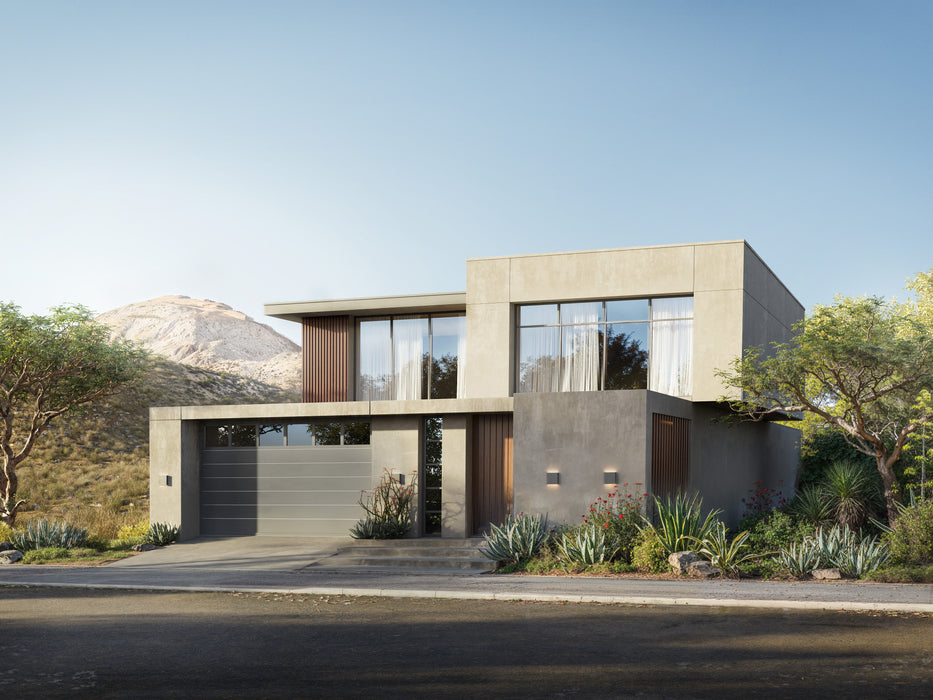 UniTherm - Premium Insulated Flush Panel Smooth Modern Design Steel Garage Door