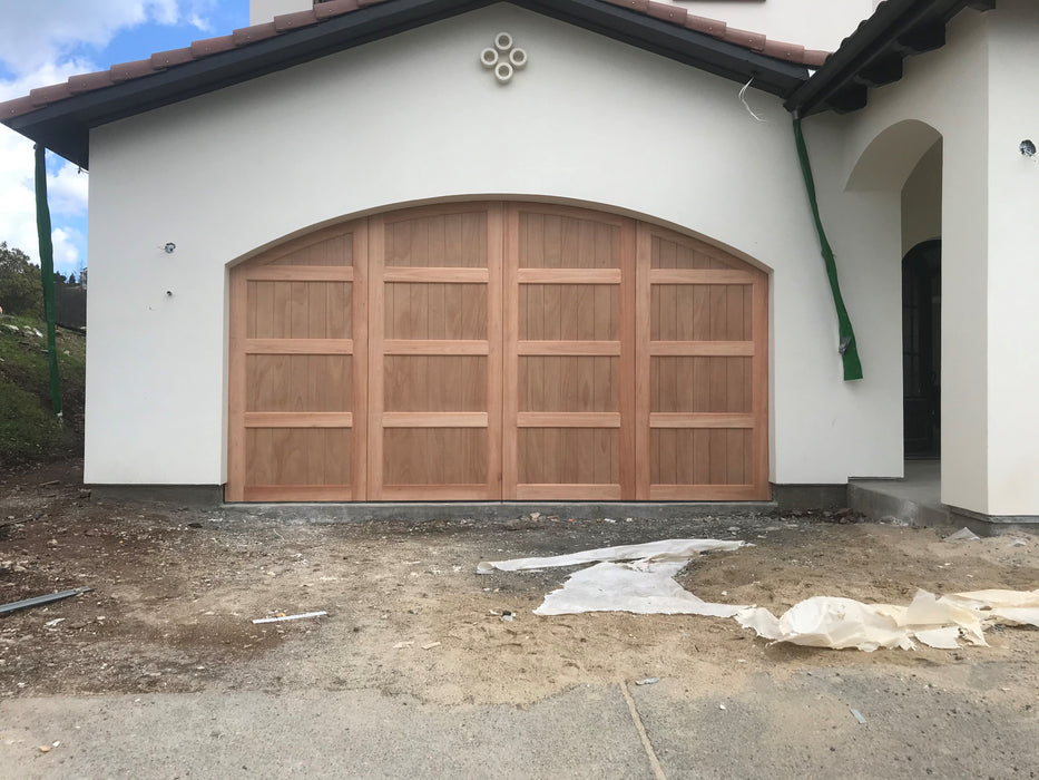 Angelo - Spanish Style Custom Wood Garage Door