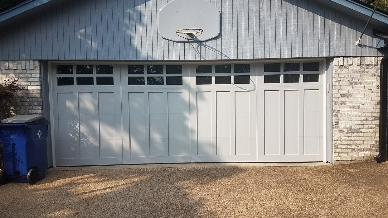 Aspen - Craftsman Style Custom Wood Garage Door