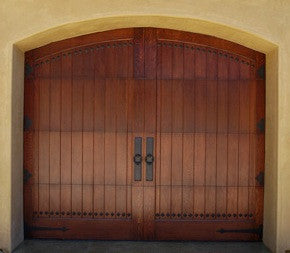 Artesia - Spanish Style Custom Wood Garage Door