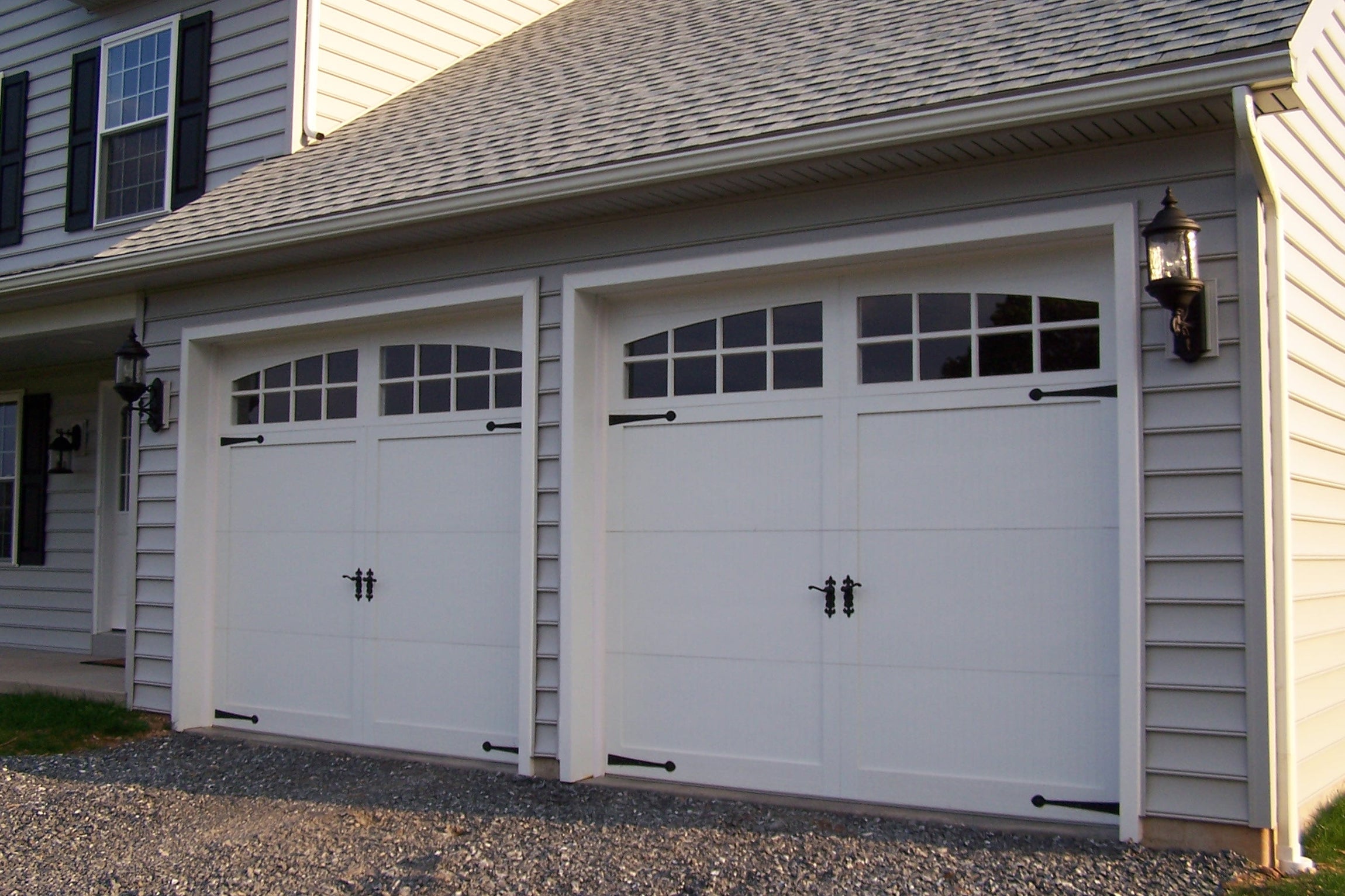 Malibu - Craftsman Style Custom Wood Garage Door — Lux Garage Doors