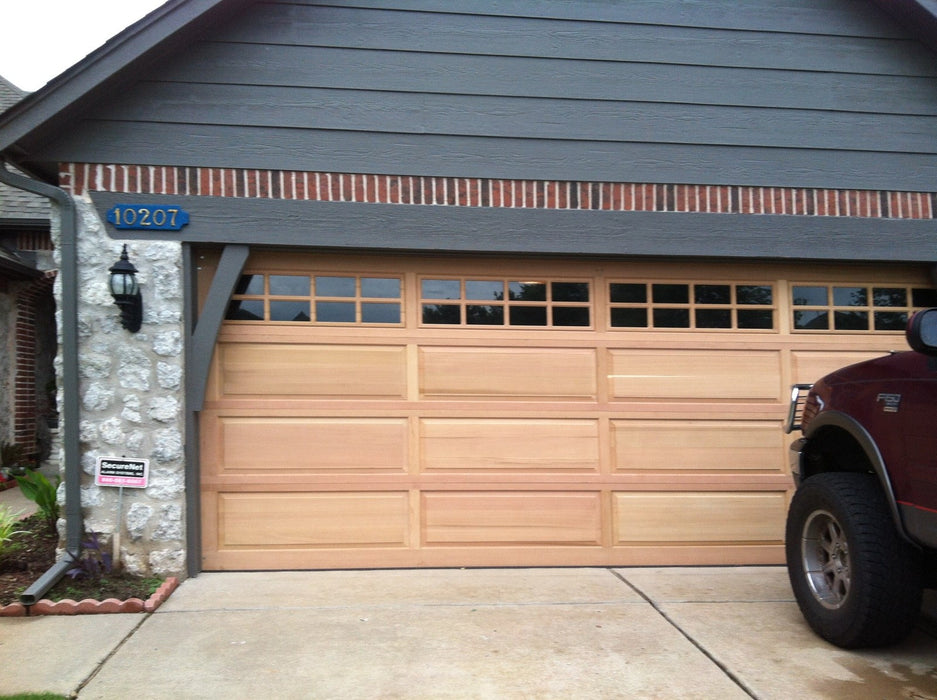 Denver - Colonial Style Custom Wood Garage Door