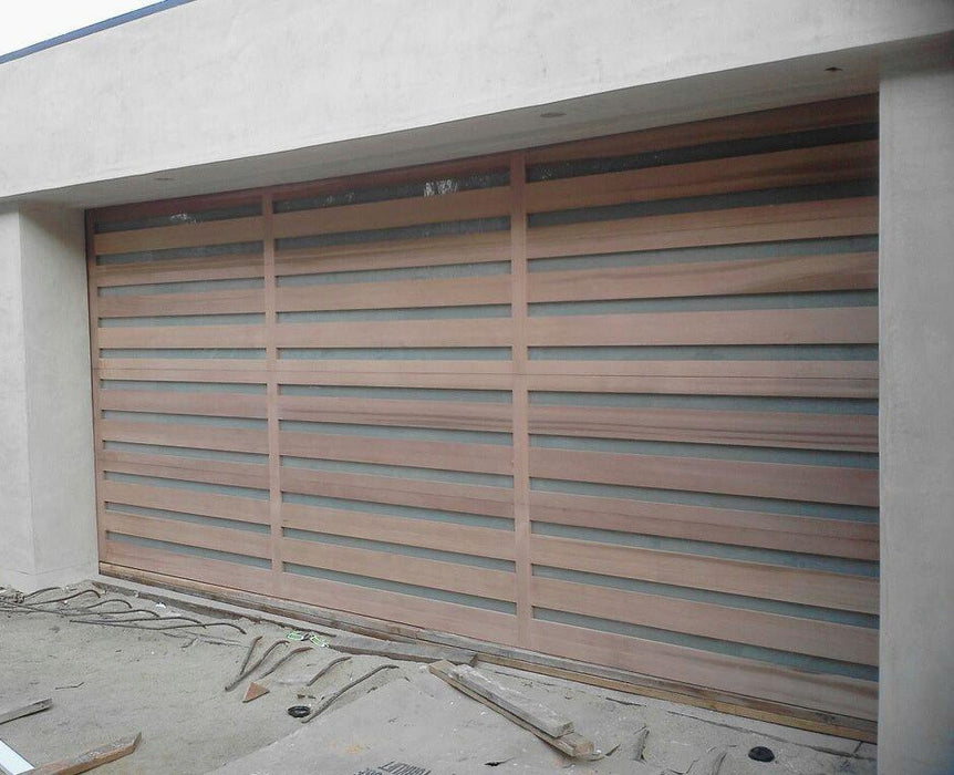 Elena - Modern Style Custom Wood Garage Door