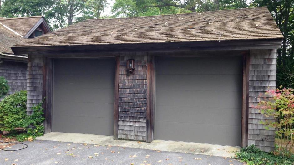 Flush Panel Steel Garage Door