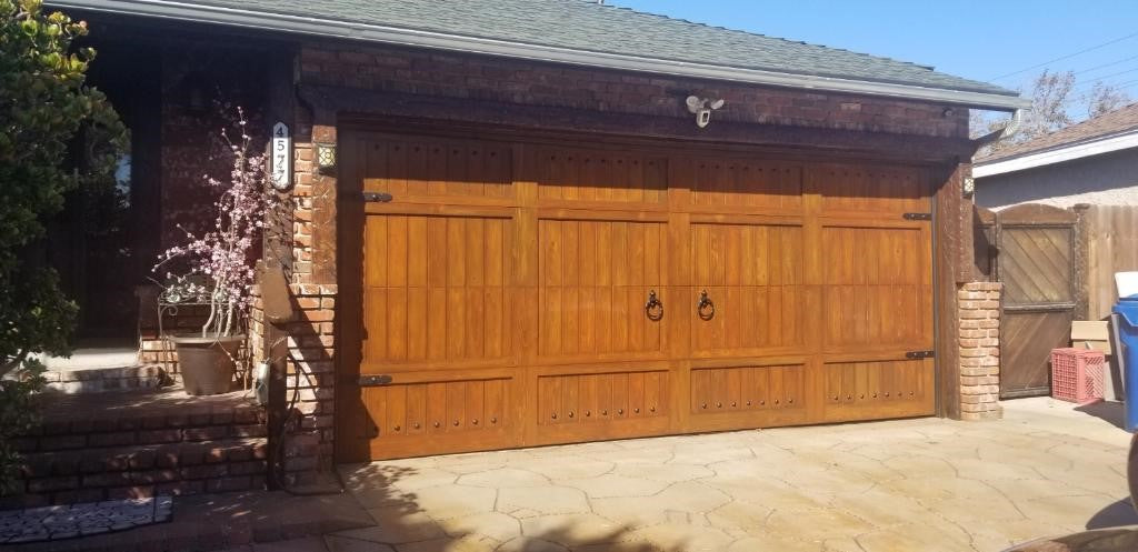 Giovanni - Spanish Style Custom Wood Garage Door