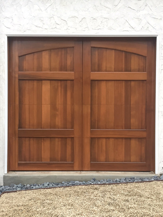 Lafayette - Spanish Style Custom Wood Garage Door