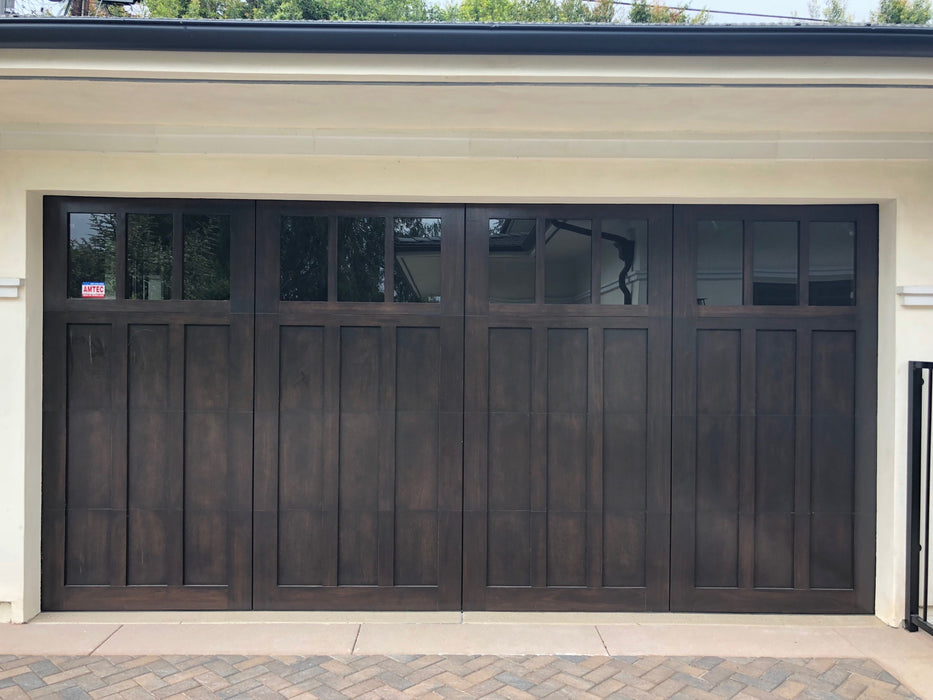 Madison - Craftsman Style Custom Wood Garage Door