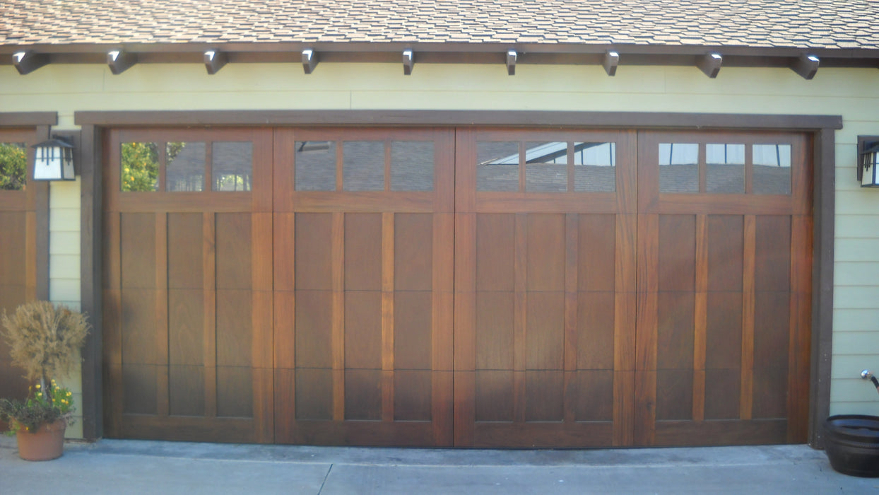 Madison - Craftsman Style Custom Wood Garage Door