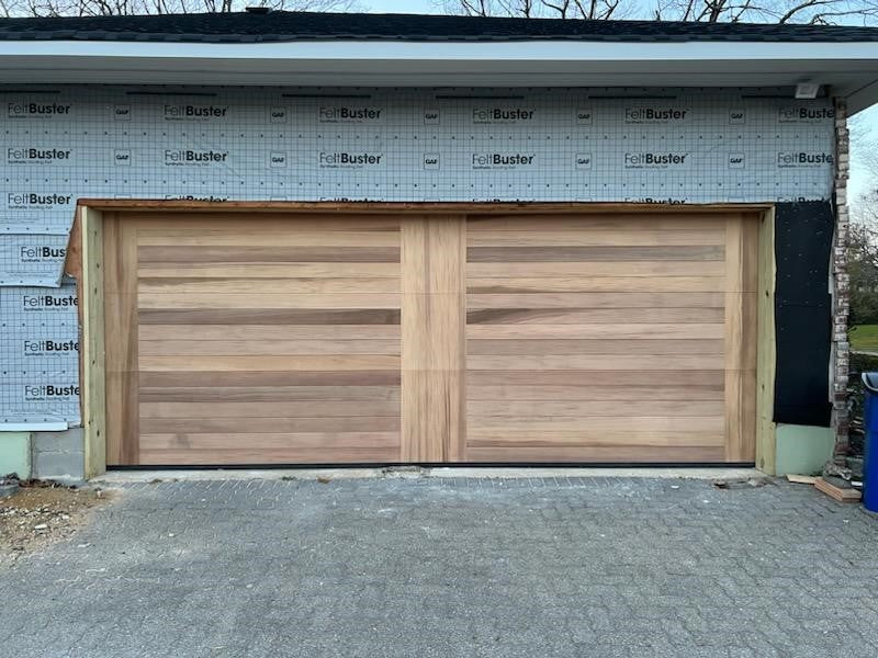 Maldives - Modern Style Custom Wood Garage Door