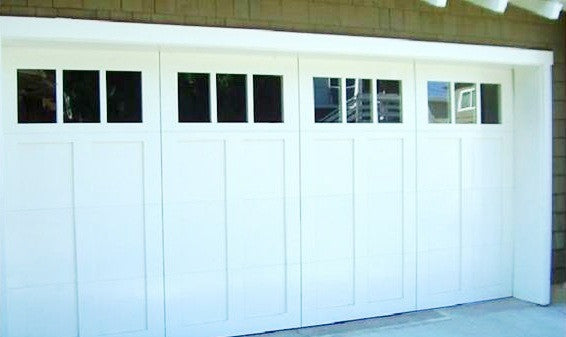 Nadine - Craftsman Style Custom Wood Garage Door — Lux Garage Doors