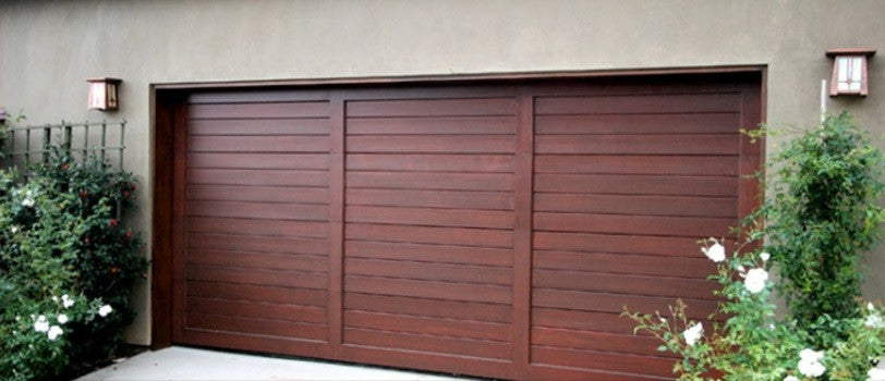 Tierra - Modern Style Custom Wood Garage Door