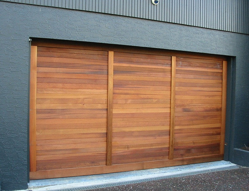 Tierra - Modern Style Custom Wood Garage Door