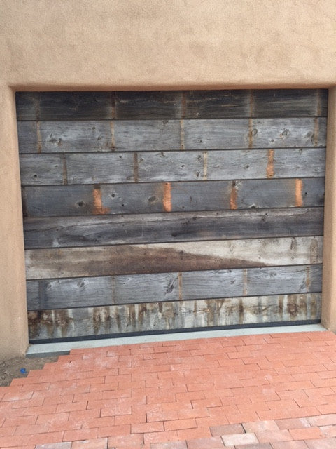 Vinity - Vintage Style Custom Reclaimed Wood Garage Door